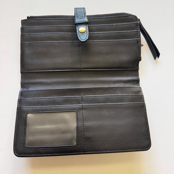 Fossil Fiona Patchwork Women's Leather Multicolor Wallet - Picture 11 of 11